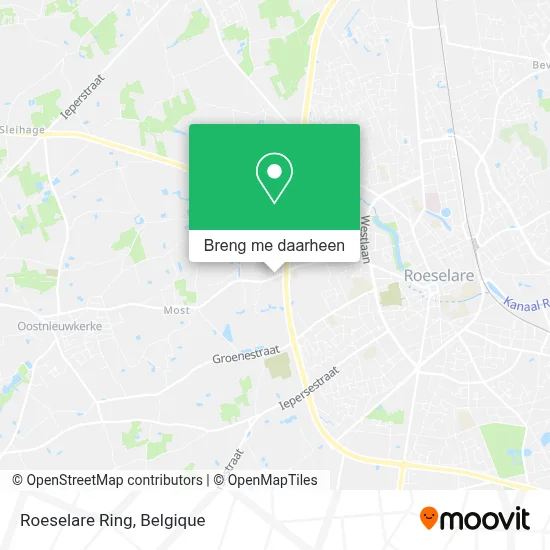 Roeselare Ring kaart