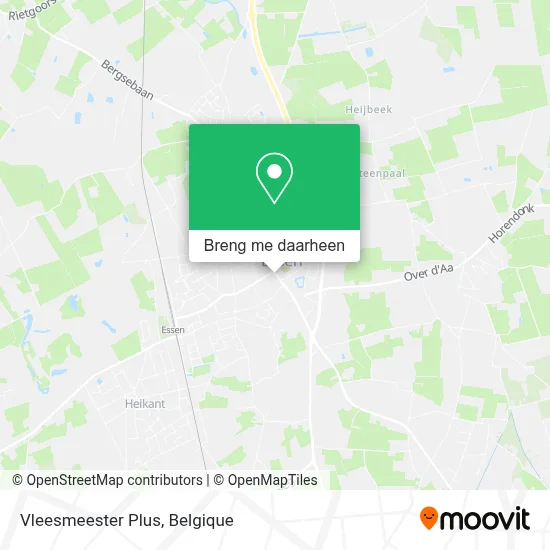 Vleesmeester Plus kaart