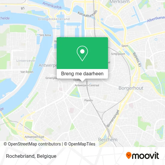 Rochebriand kaart