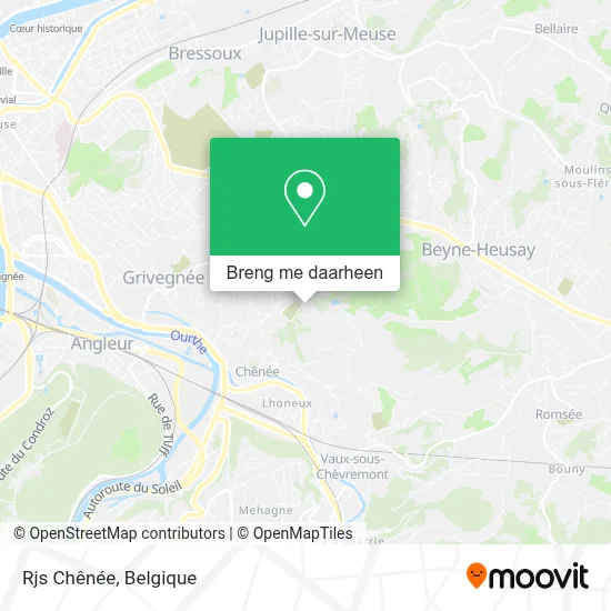 Rjs Chênée kaart