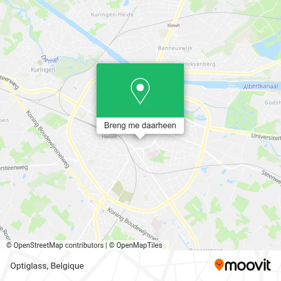 Optiglass kaart