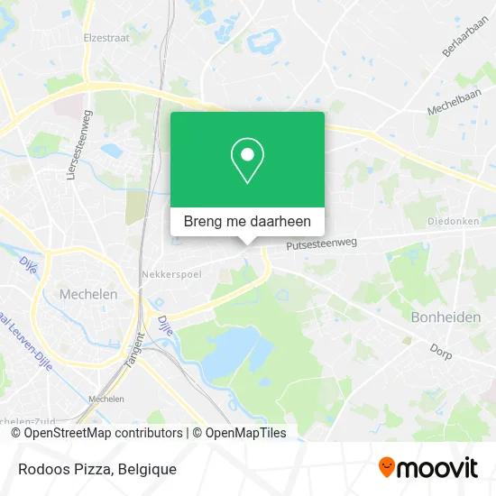 Rodoos Pizza kaart