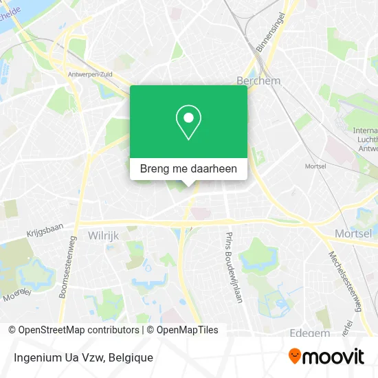Ingenium Ua Vzw kaart