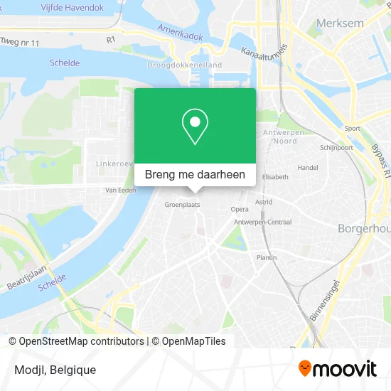 Modjl kaart