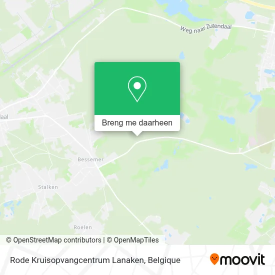 Rode Kruisopvangcentrum Lanaken kaart
