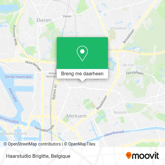 Haarstudio Brigitte kaart