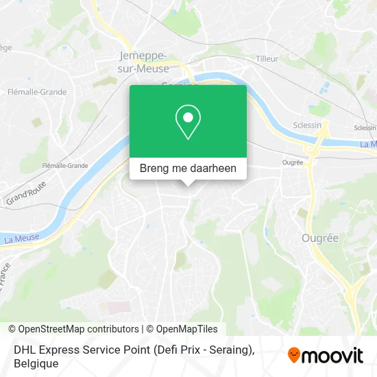 DHL Express Service Point (Defi Prix - Seraing) kaart
