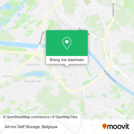 All-Inn Self Storage kaart