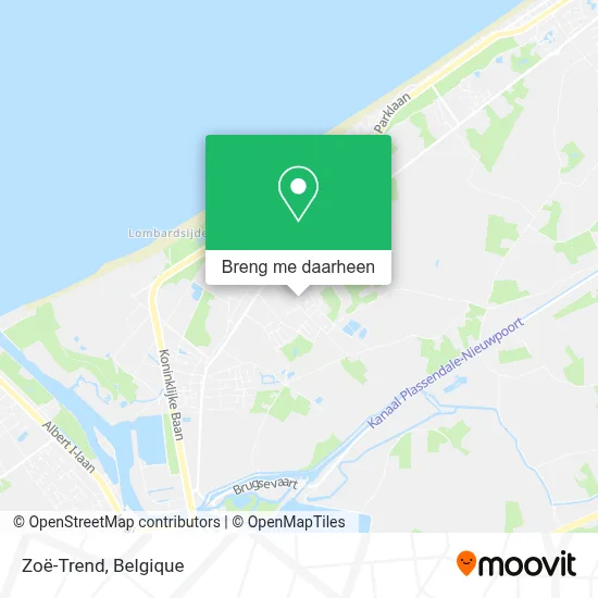 Zoë-Trend kaart