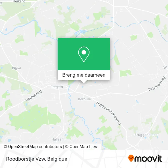 Roodborstje Vzw kaart