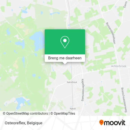 Osteoreflex kaart