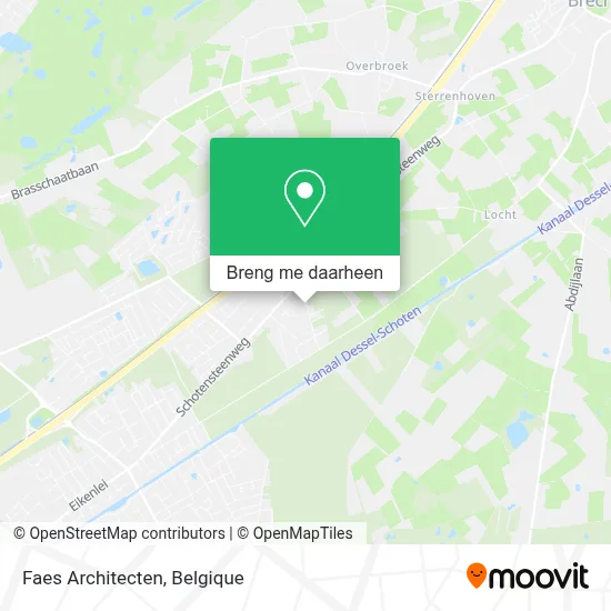 Faes Architecten kaart