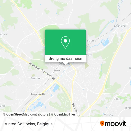 Vinted Go Locker kaart