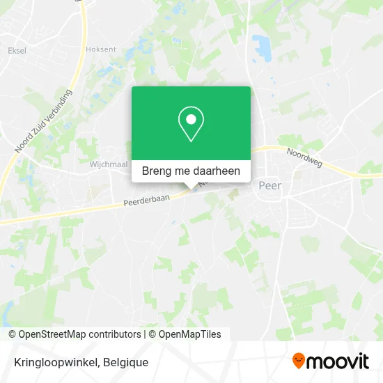 Kringloopwinkel kaart