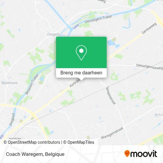 Coach Waregem kaart