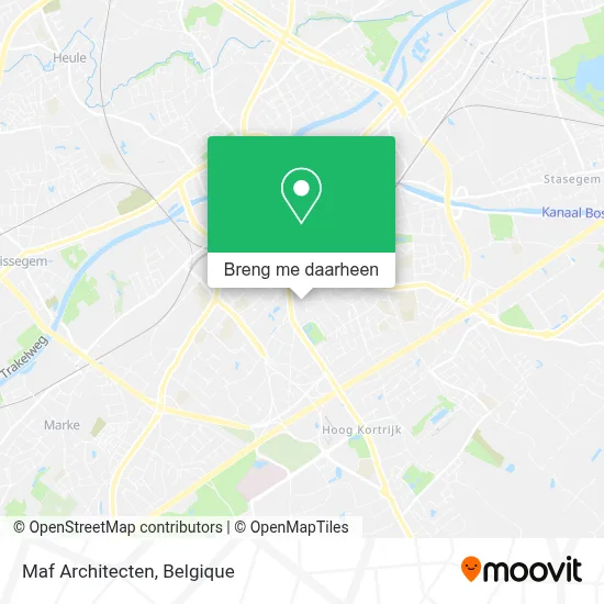 Maf Architecten kaart