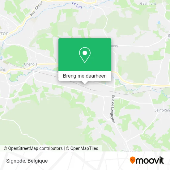 Signode kaart