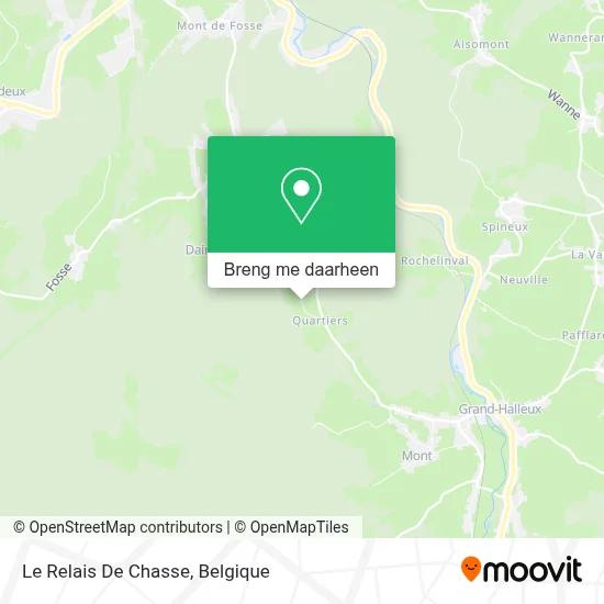 Le Relais De Chasse kaart