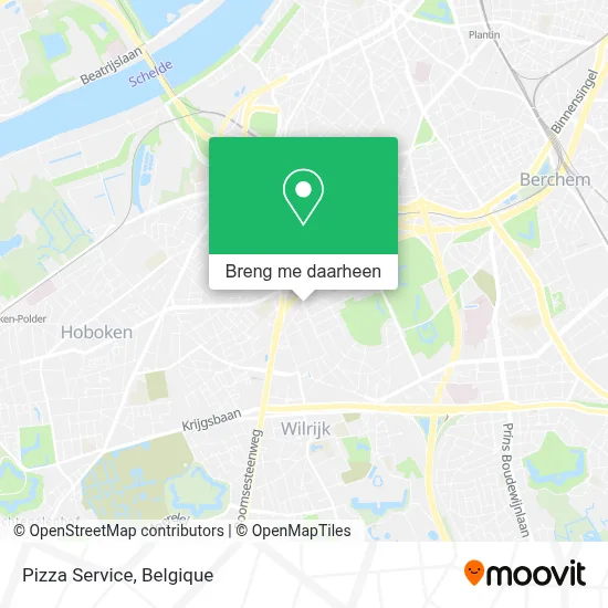 Pizza Service kaart