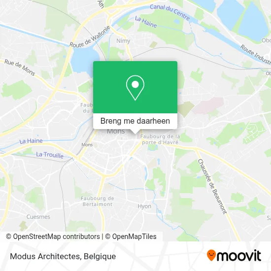 Modus Architectes kaart