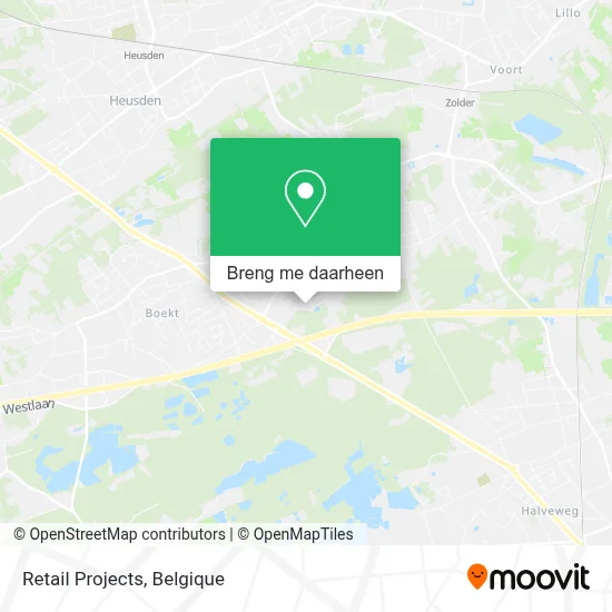 Retail Projects kaart