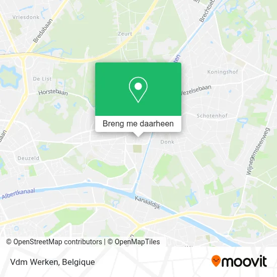 Vdm Werken kaart
