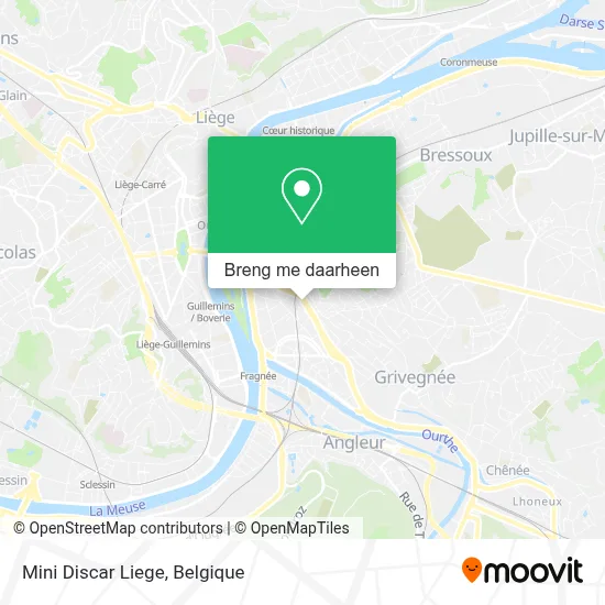 Mini Discar Liege kaart