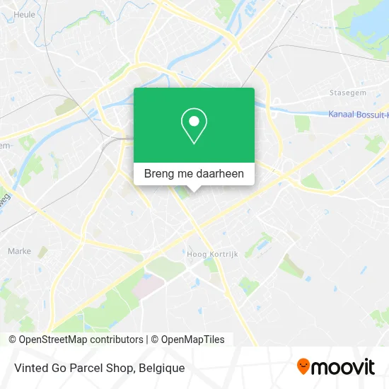 Vinted Go Parcel Shop kaart