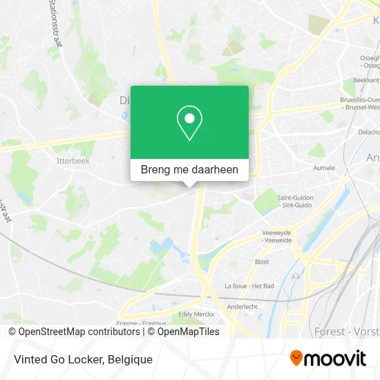 Vinted Go Locker kaart