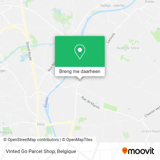 Vinted Go Parcel Shop kaart