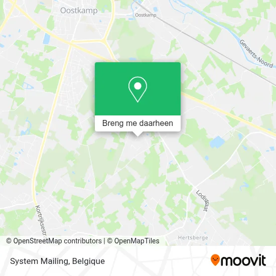 System Mailing kaart