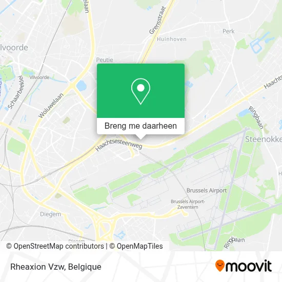 Rheaxion Vzw kaart