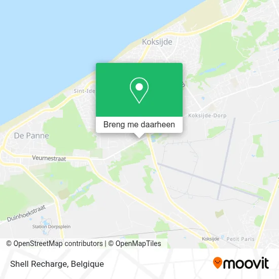 Shell Recharge kaart