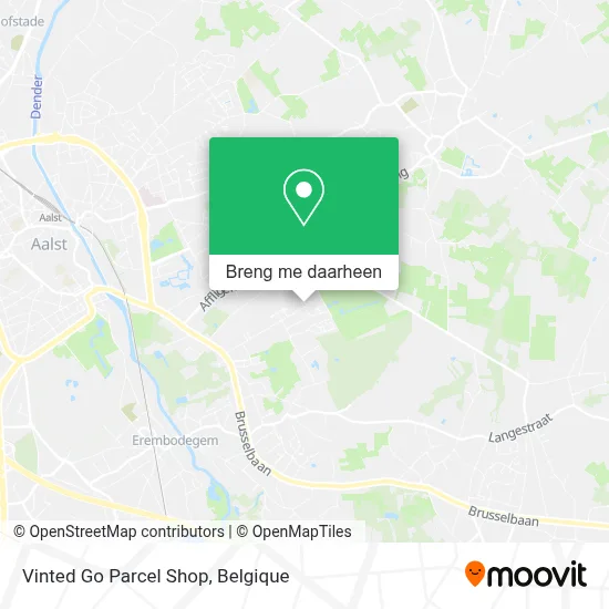 Vinted Go Parcel Shop kaart