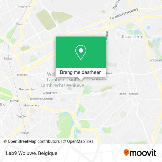 Lab9 Woluwe kaart