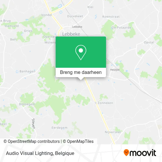 Audio Visual Lighting kaart