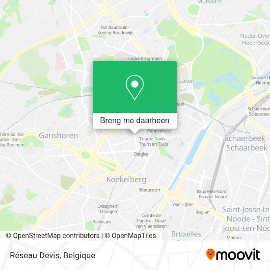 Réseau Devis kaart