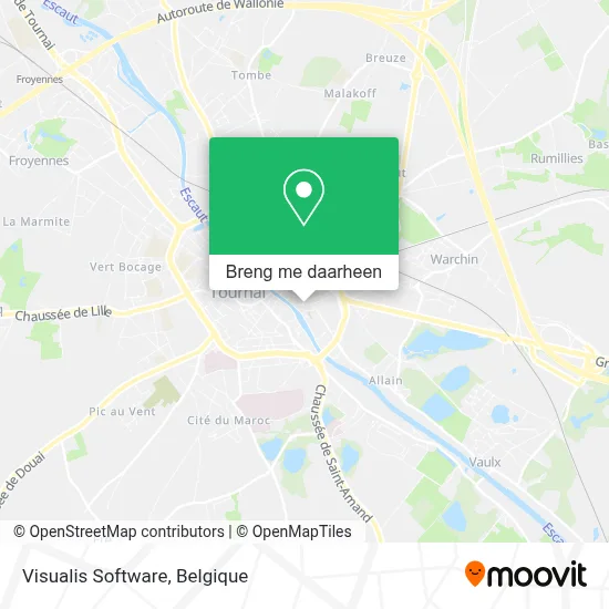 Visualis Software kaart