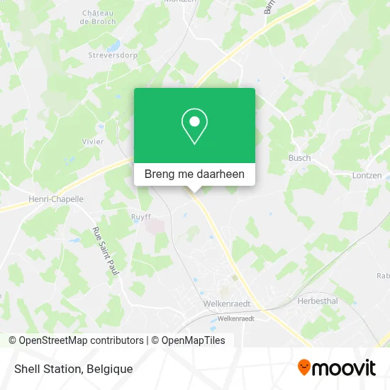 Shell Station kaart