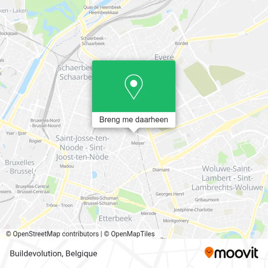 Buildevolution kaart