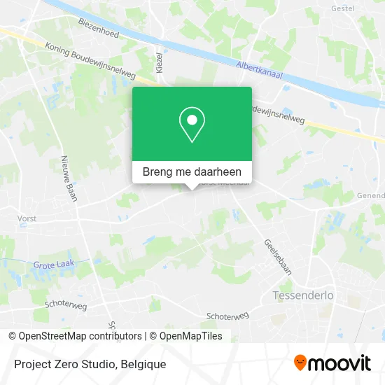 Project Zero Studio kaart