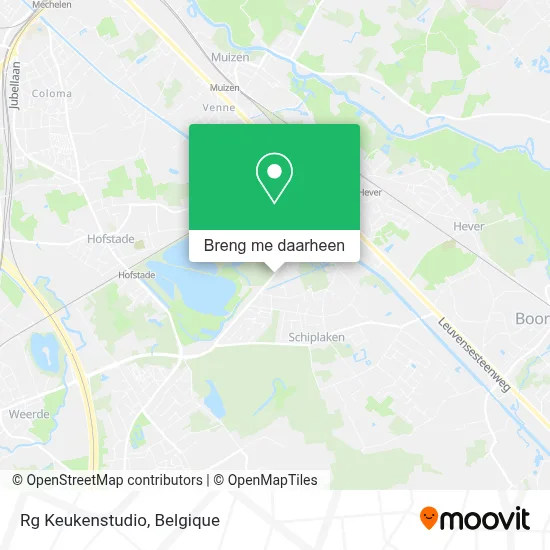 Rg Keukenstudio kaart