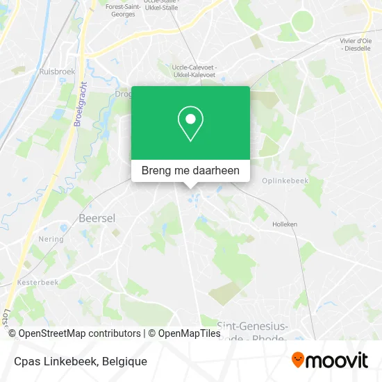Cpas Linkebeek kaart