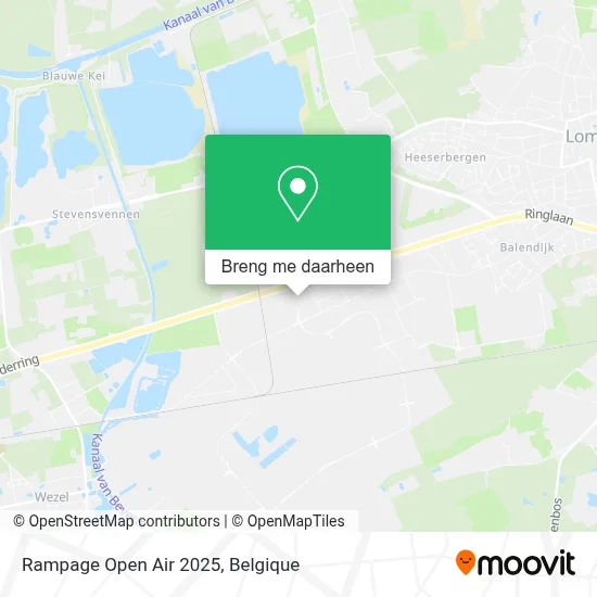 Rampage Open Air 2025 kaart
