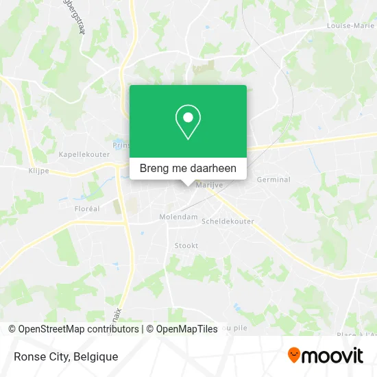 Ronse City kaart