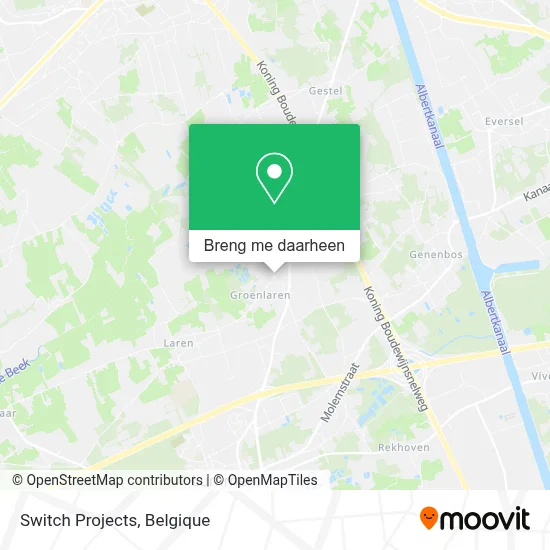 Switch Projects kaart