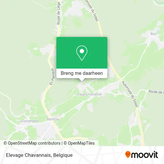 Elevage Chavannais kaart