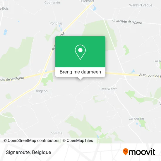 Signaroute kaart