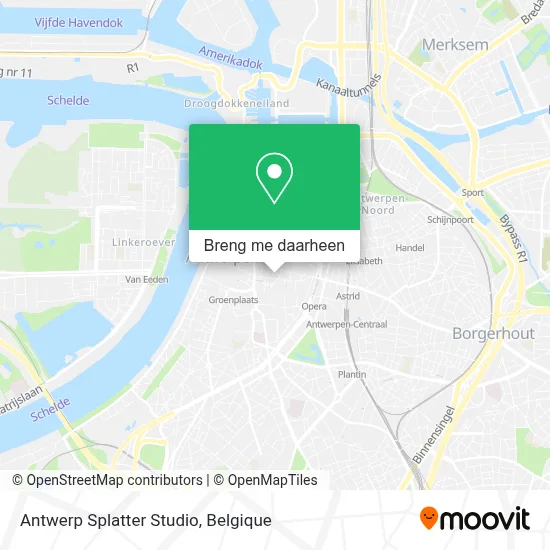 Antwerp Splatter Studio kaart