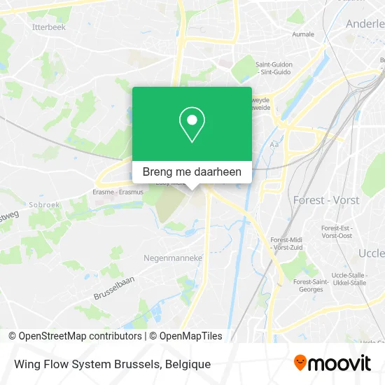 Wing Flow System Brussels kaart